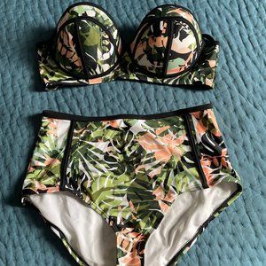 Swimsuits for All Madame Underwire High Waist Bikini Set